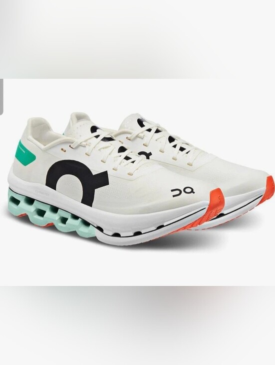 On Clouds Shoes - On Cloudboom Echo White Mint Running Shoes Womens 10.5 Carbon Plate NWOT